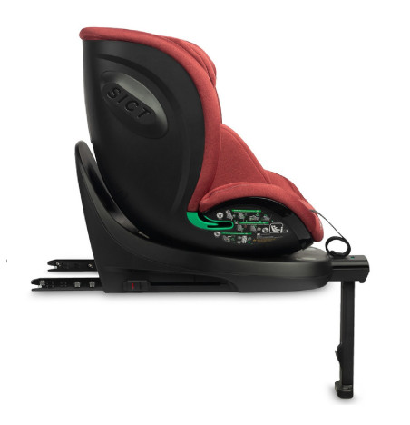 Seggiolino auto Comfi, sicuro, comodo, rotante 360° e con ISOFIX.