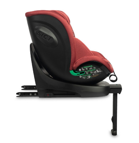 Seggiolino auto Comfi, sicuro, comodo, rotante 360° e con ISOFIX.