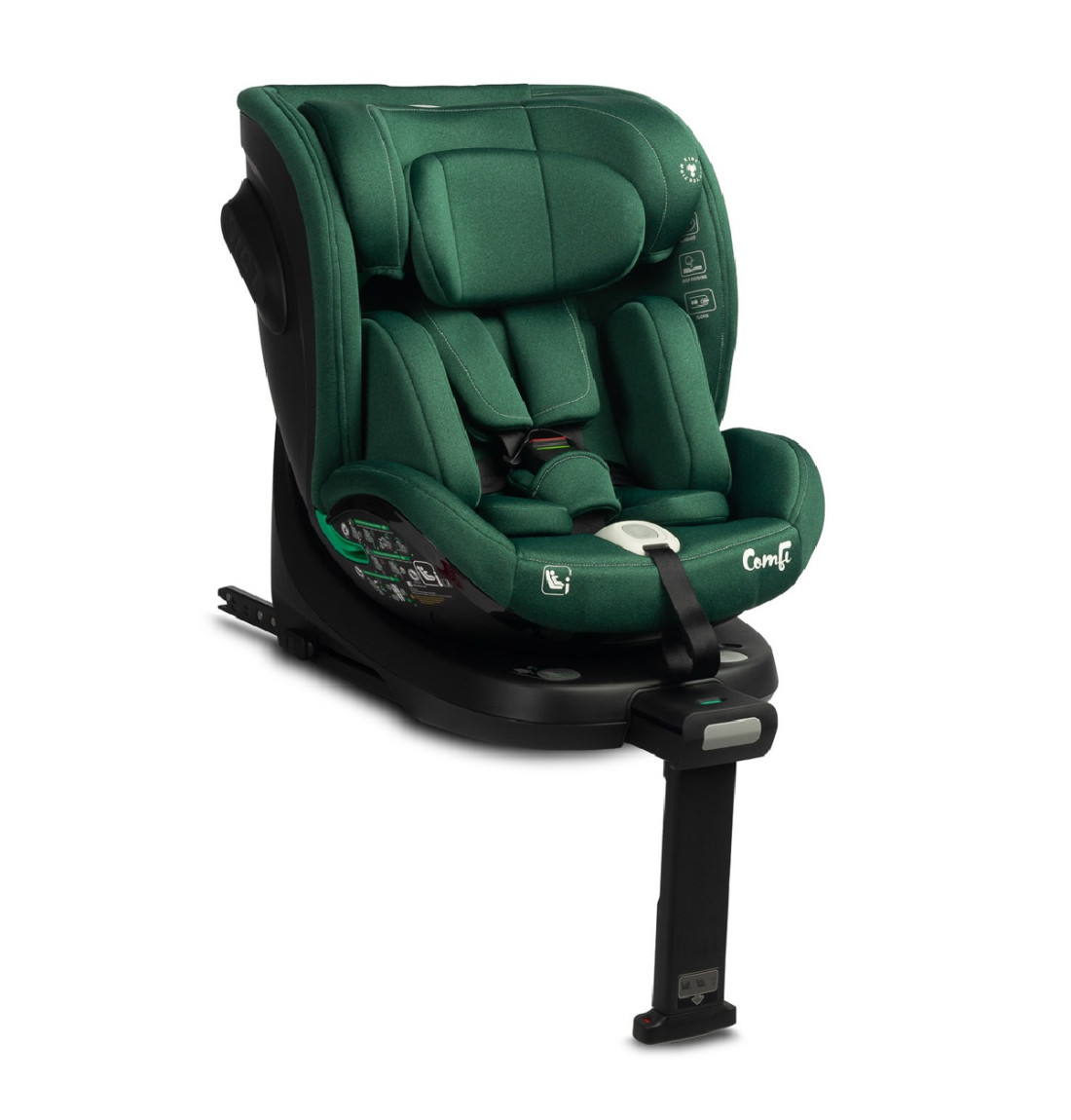 Silla de coche Comfi 360° con ISOFIX y protección lateral SICT.