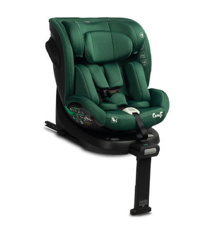 Seggiolino auto Comfi, sicuro, comodo, rotante 360° e con ISOFIX.