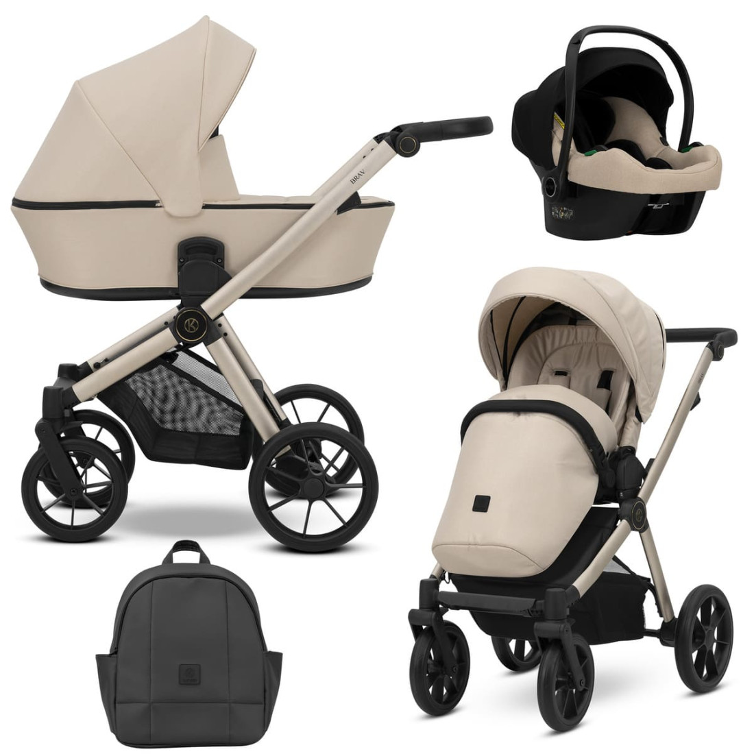 BRAV KUNERT, Carrito de bebé Diseño Ligero 2025