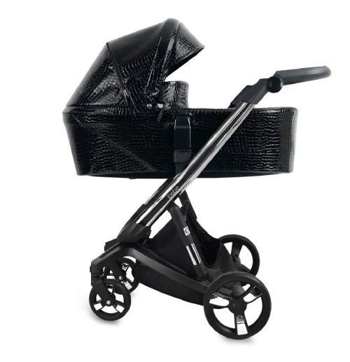 Carrozzina elettronica ISTOP con BRILLO - IBEBE nero lucido