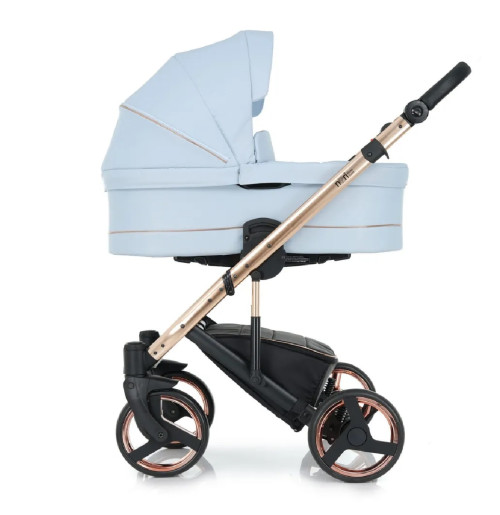 Carrito de Bebé  NERI Rose GOLD - Detalles Dorados - Colores Suaves