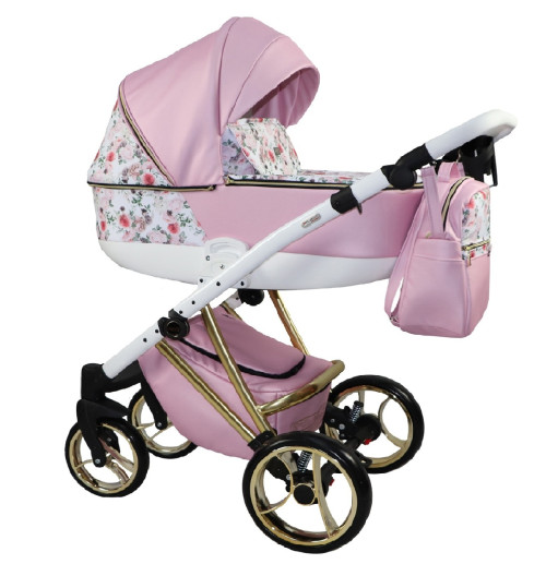 AGIX  Polipiel - Carrito bebé Rosa - Tendencias en cochecitos