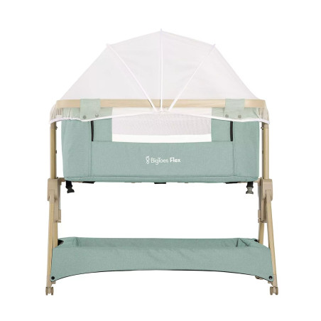 BIGTOES FLEX, Mini culla pieghevole per co-sleeping, facile da trasportare.