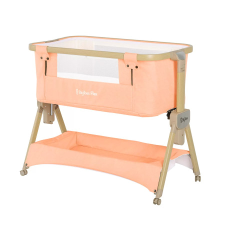 BIGTOES FLEX, Mini culla pieghevole per co-sleeping, facile da trasportare.