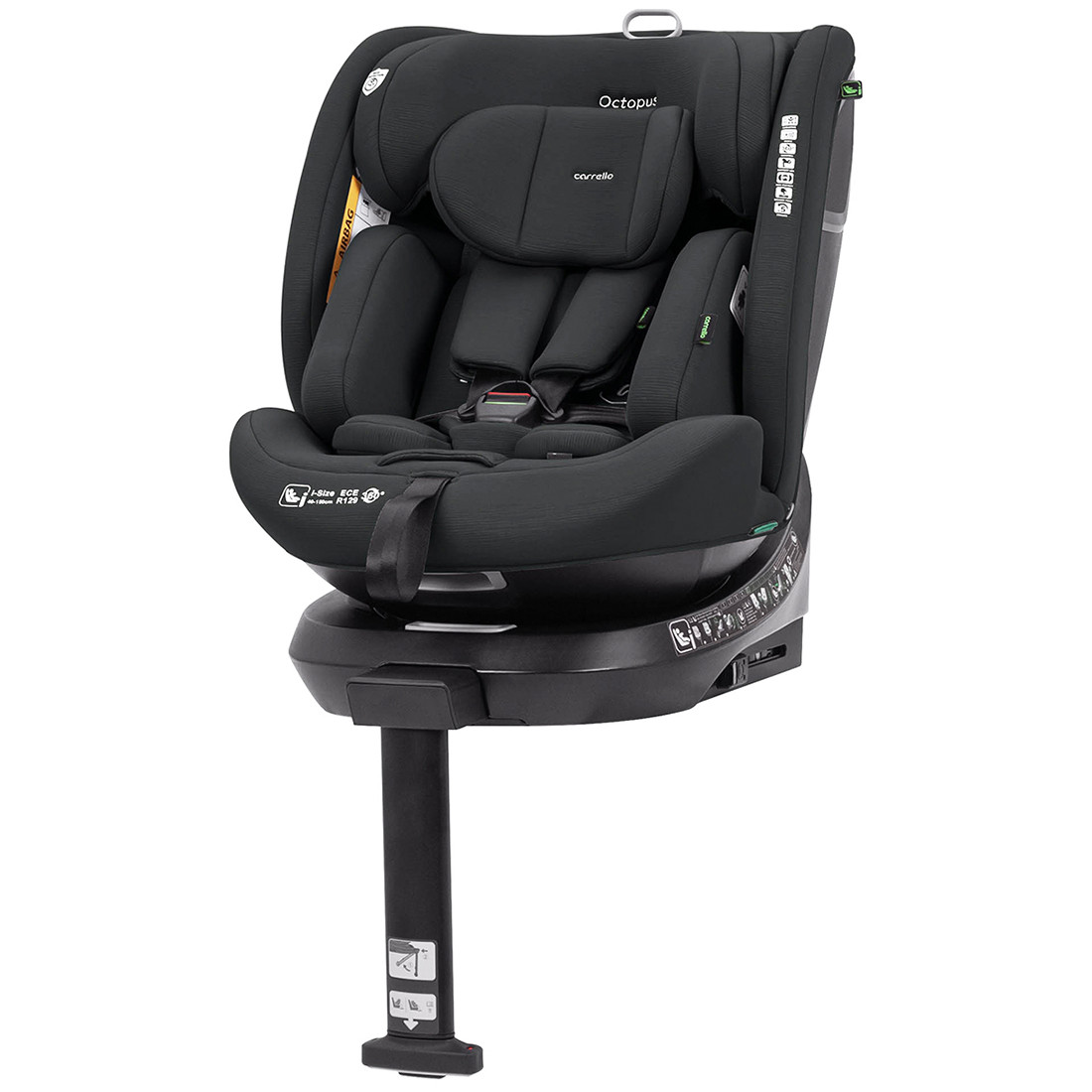 Silla de coche Carrello Octopus con giro 360°, ISOFIX y SPS