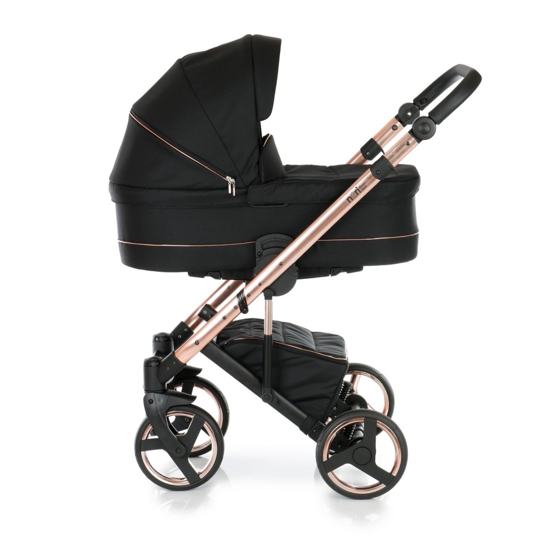 Carrito de Bebé  NERI Rose GOLD - Detalles Dorados - Colores Suaves