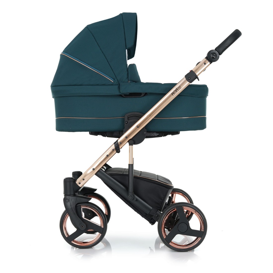 Carrito de Bebé  NERI Rose GOLD - Detalles Dorados - Colores Suaves