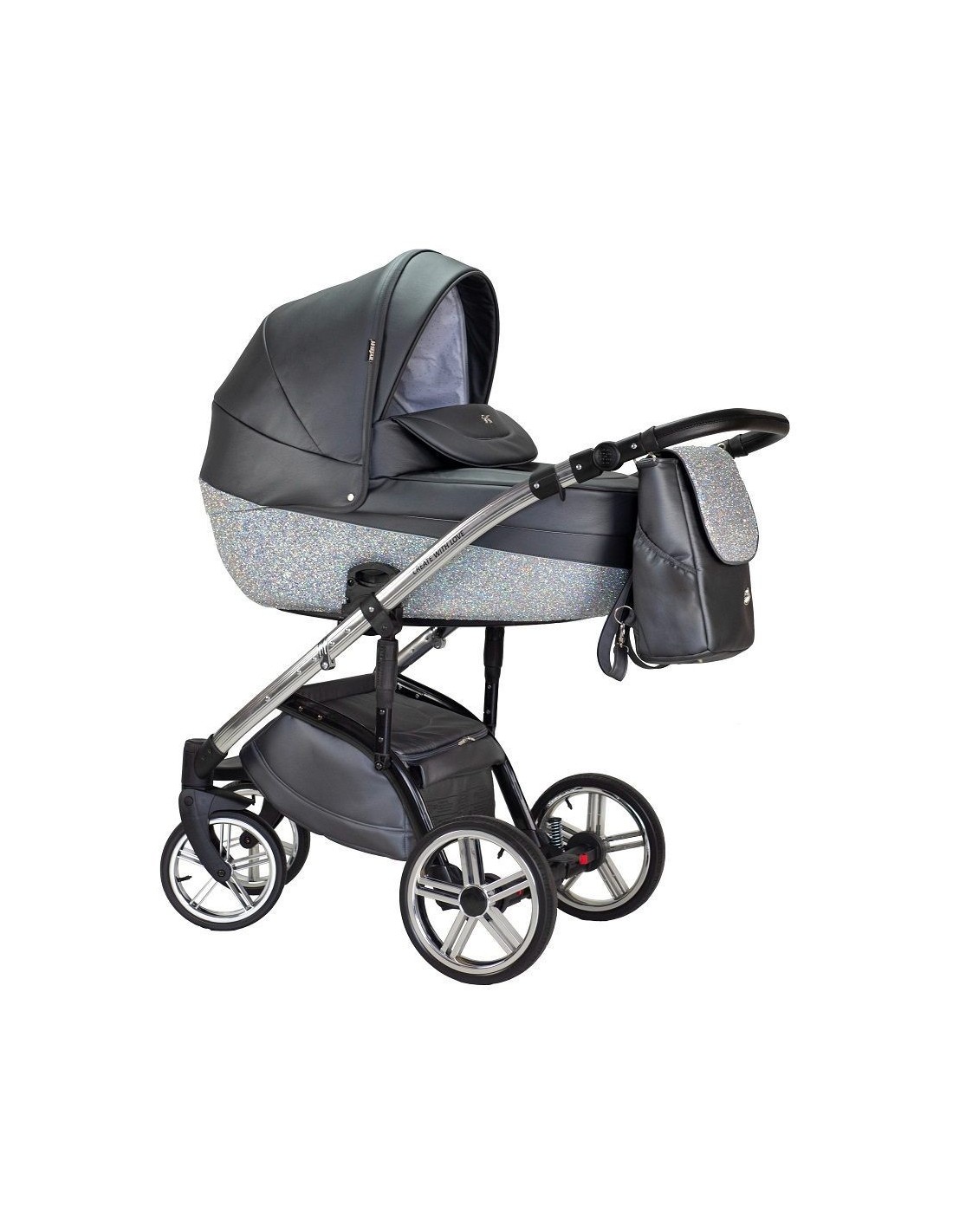 Passeggino EXCLUSIVE glitter - Carrozzina Leggera