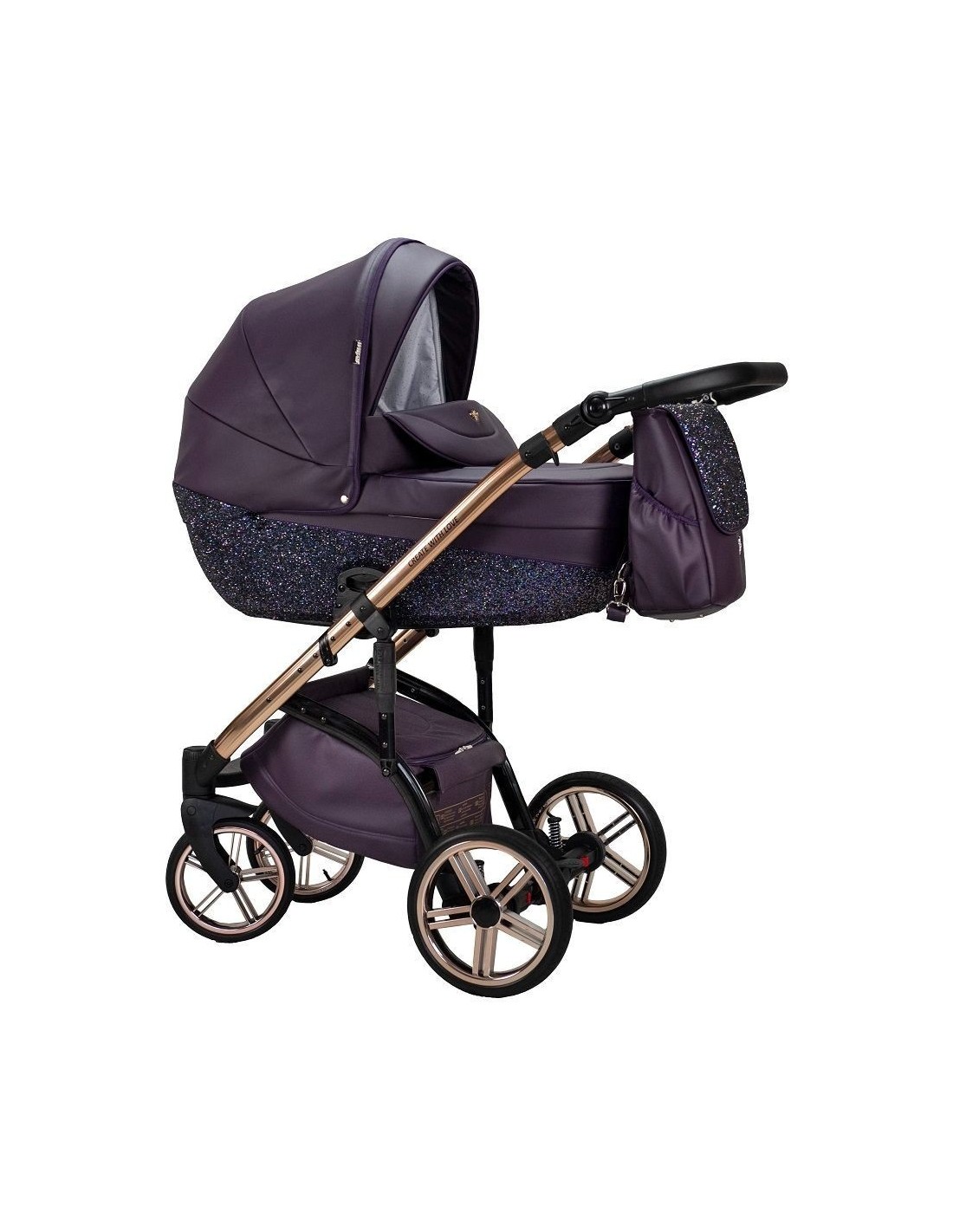 Passeggino EXCLUSIVE glitter - Carrozzina Leggera