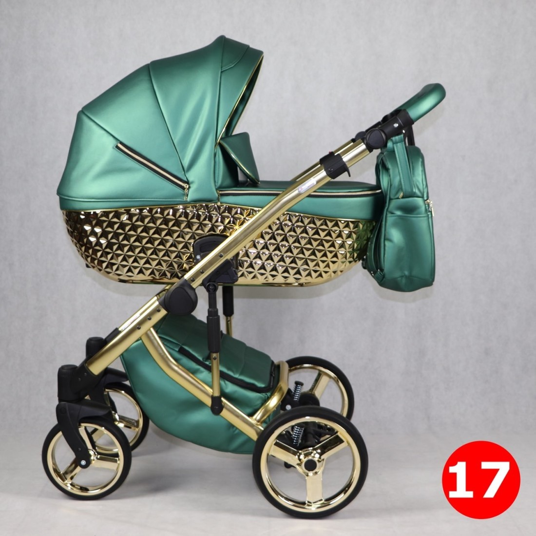 Passeggino Happy Sojan con navicella oro gold - Passeggini 2023