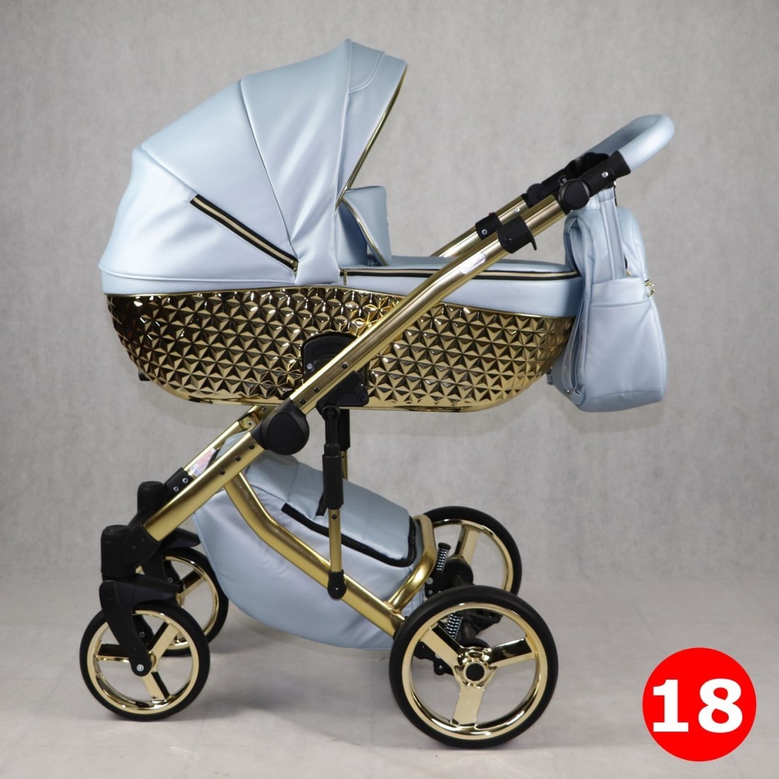 Passeggino Happy Sojan con navicella oro gold - Passeggini 2023