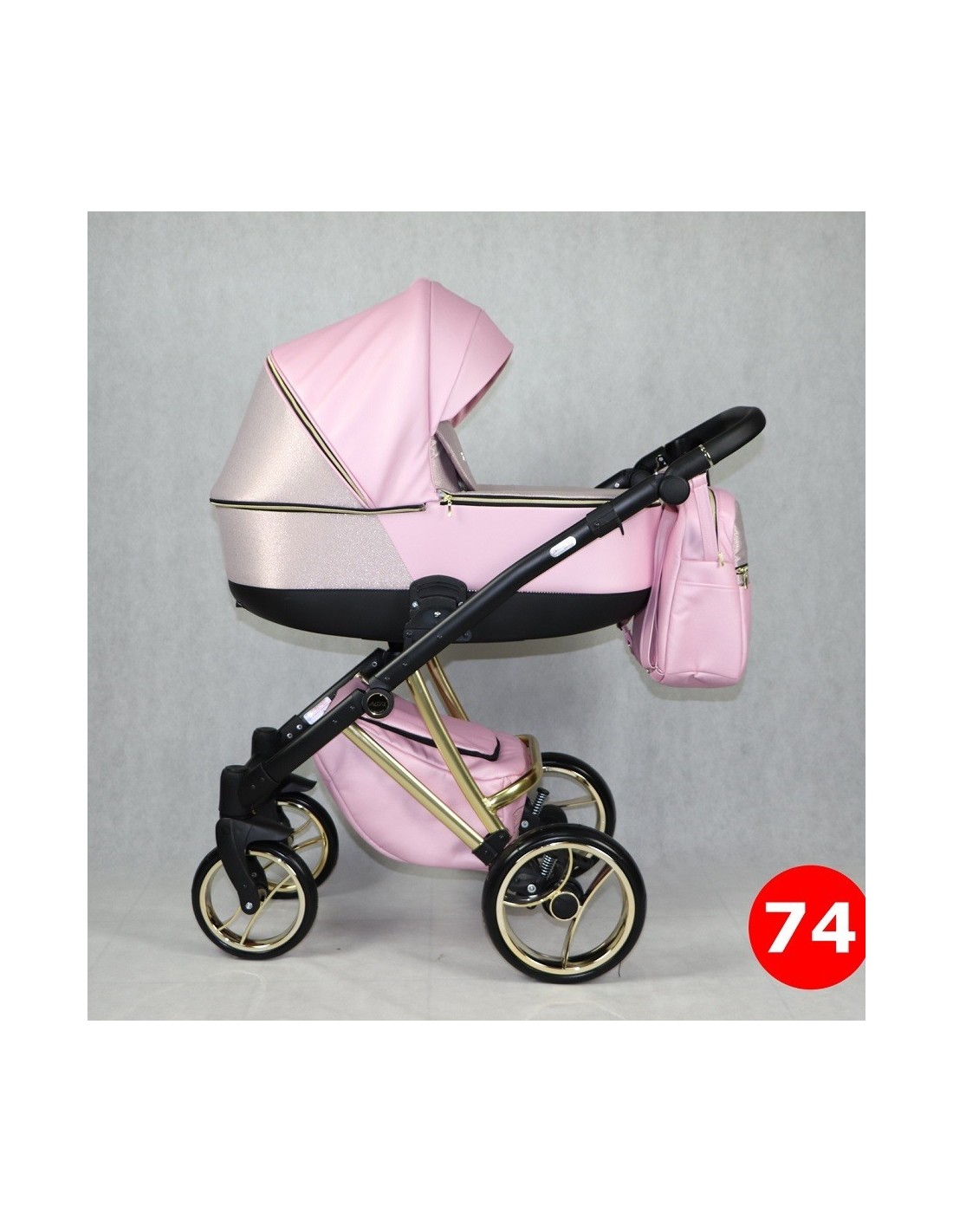 AGIX  Polipiel - Carrito bebé Rosa - Tendencias en cochecitos