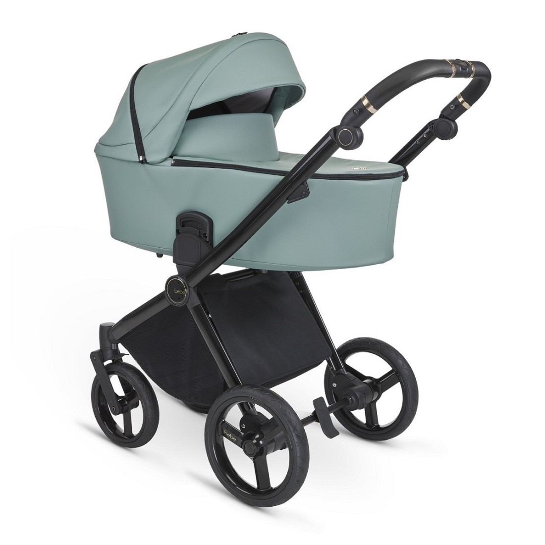 Carrito de Bebé Marca IBEBE Gloss Tejidos de Cuero Ecopiel.