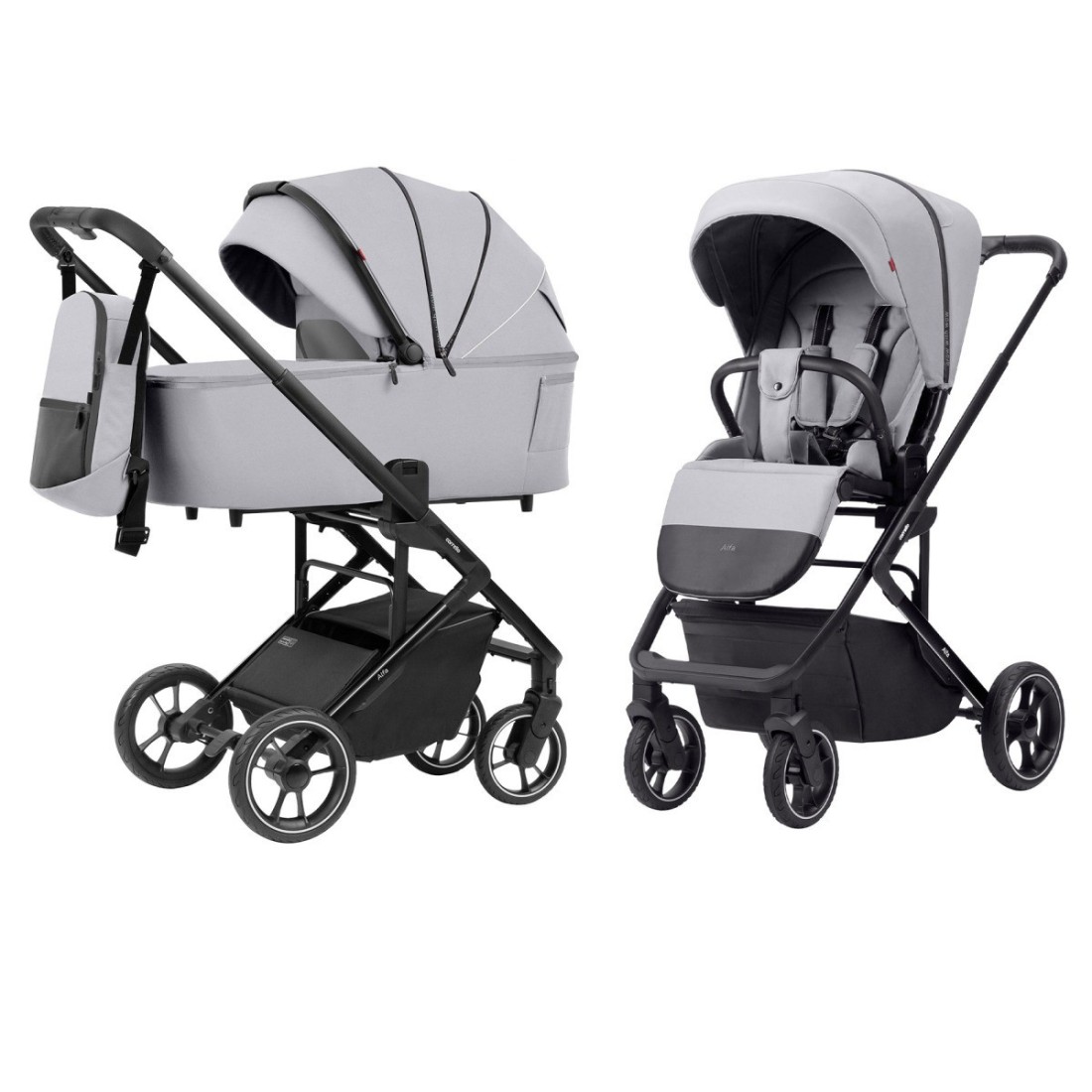 ALFA TROLLEY 2 IN 1 Passeggino con NAVICELLA Leggero e funzionale