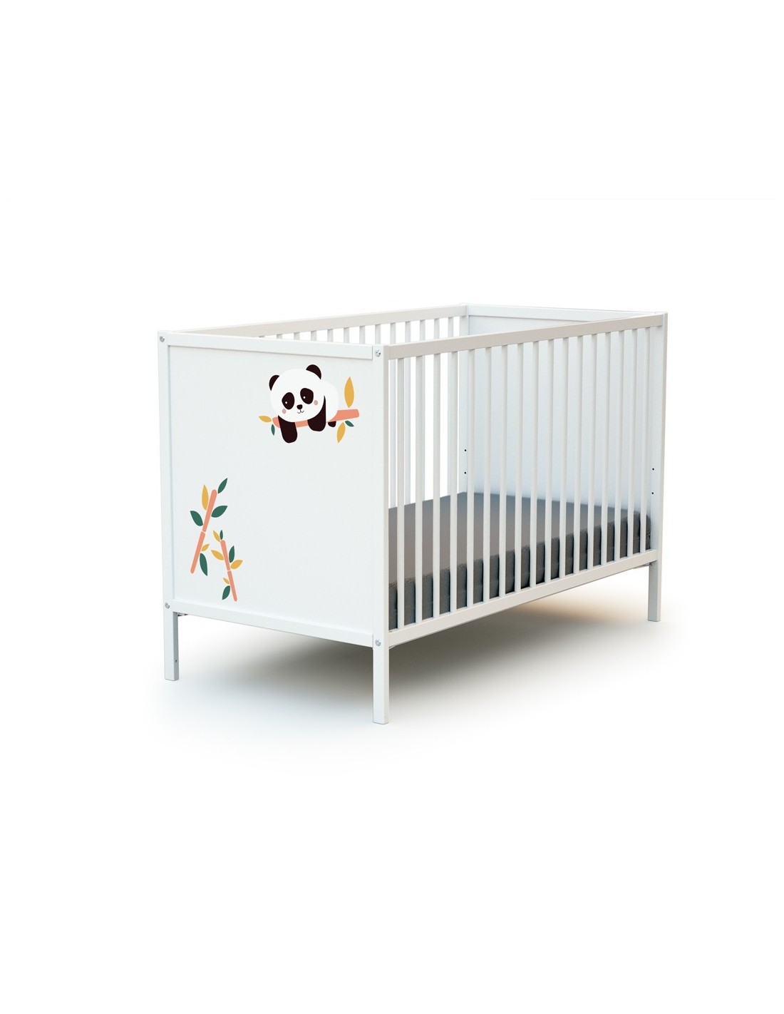 PANDA CULLA E CASSETTIERA Per bebè marca WEBABY 120x60 cm