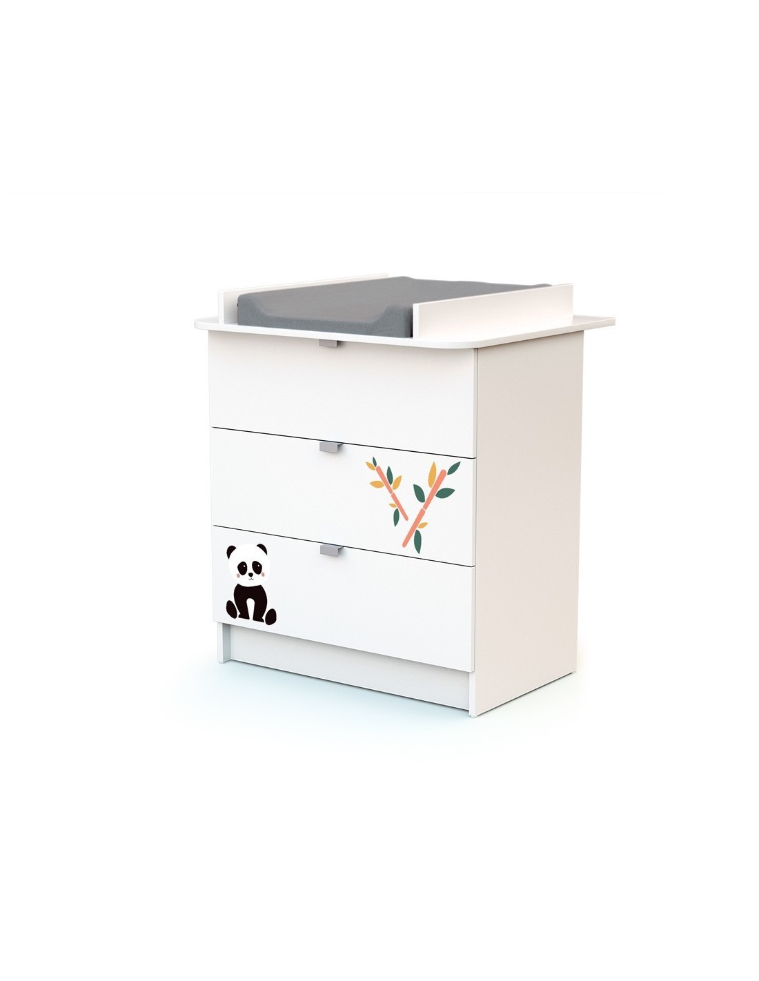 PANDA CULLA E CASSETTIERA Per bebè marca WEBABY 120x60 cm