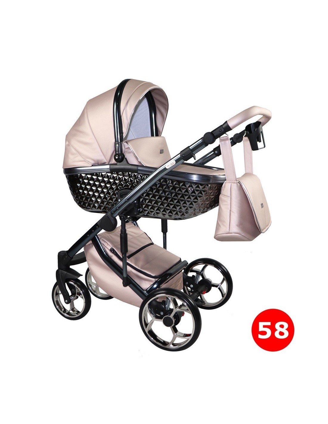 XSARA EXCLUSIVE 3 N 1 - Passeggino Colori Ecopelle