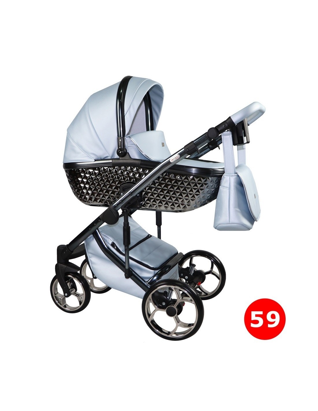 XSARA EXCLUSIVE 3 N 1 - Passeggino Colori Ecopelle