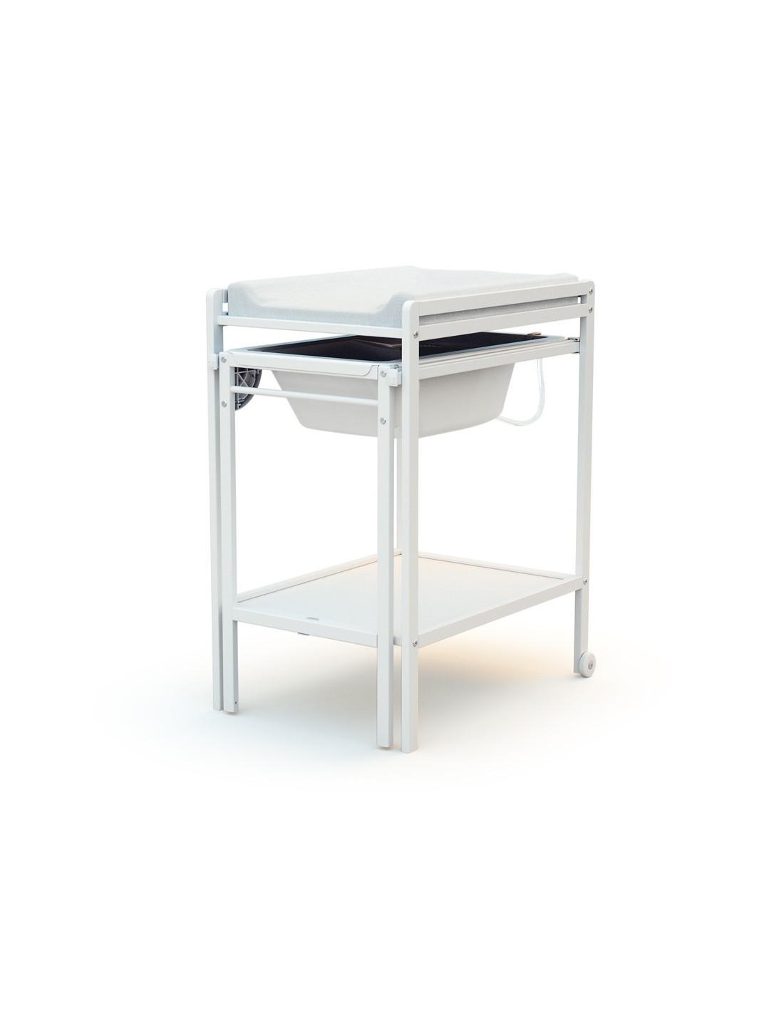 VASCA DA BAGNO CON FASCIATOIO SU RUOTE