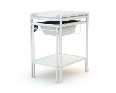 VASCA DA BAGNO CON FASCIATOIO SU RUOTE