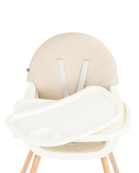 NUTRI 2in1 HIGH Chair è un seggiolone in legno