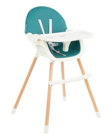 NUTRI 2in1 HIGH Chair è un seggiolone in legno