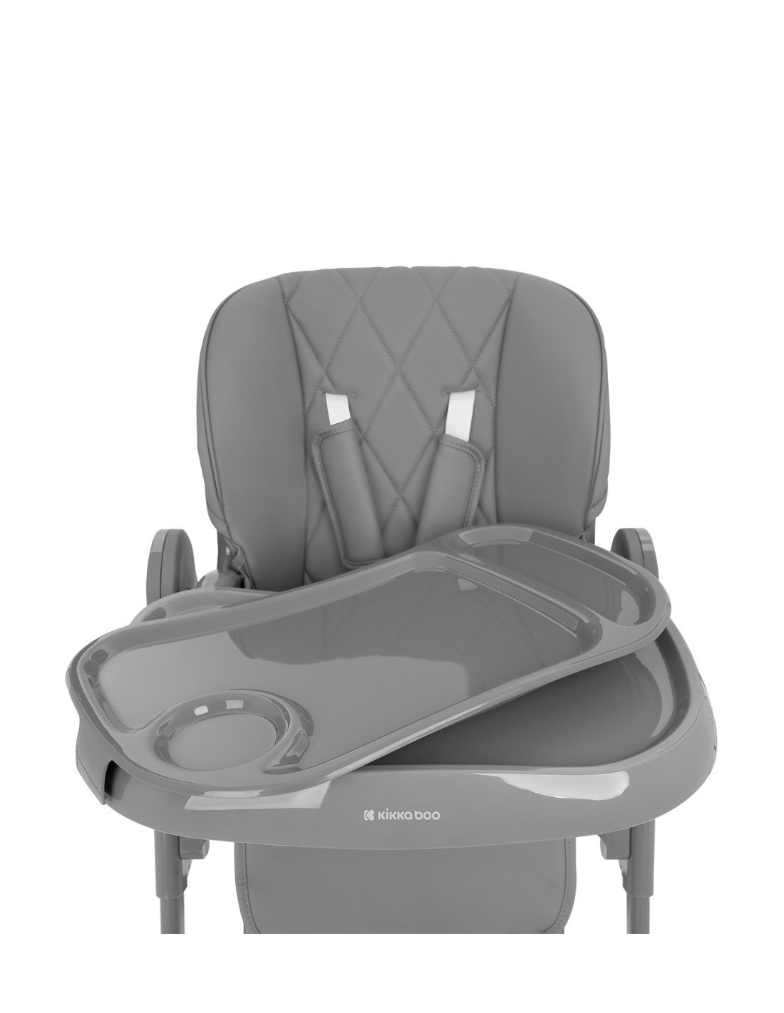 TRONA COMFY KIKKABO, trona plegable con asiento de cuero