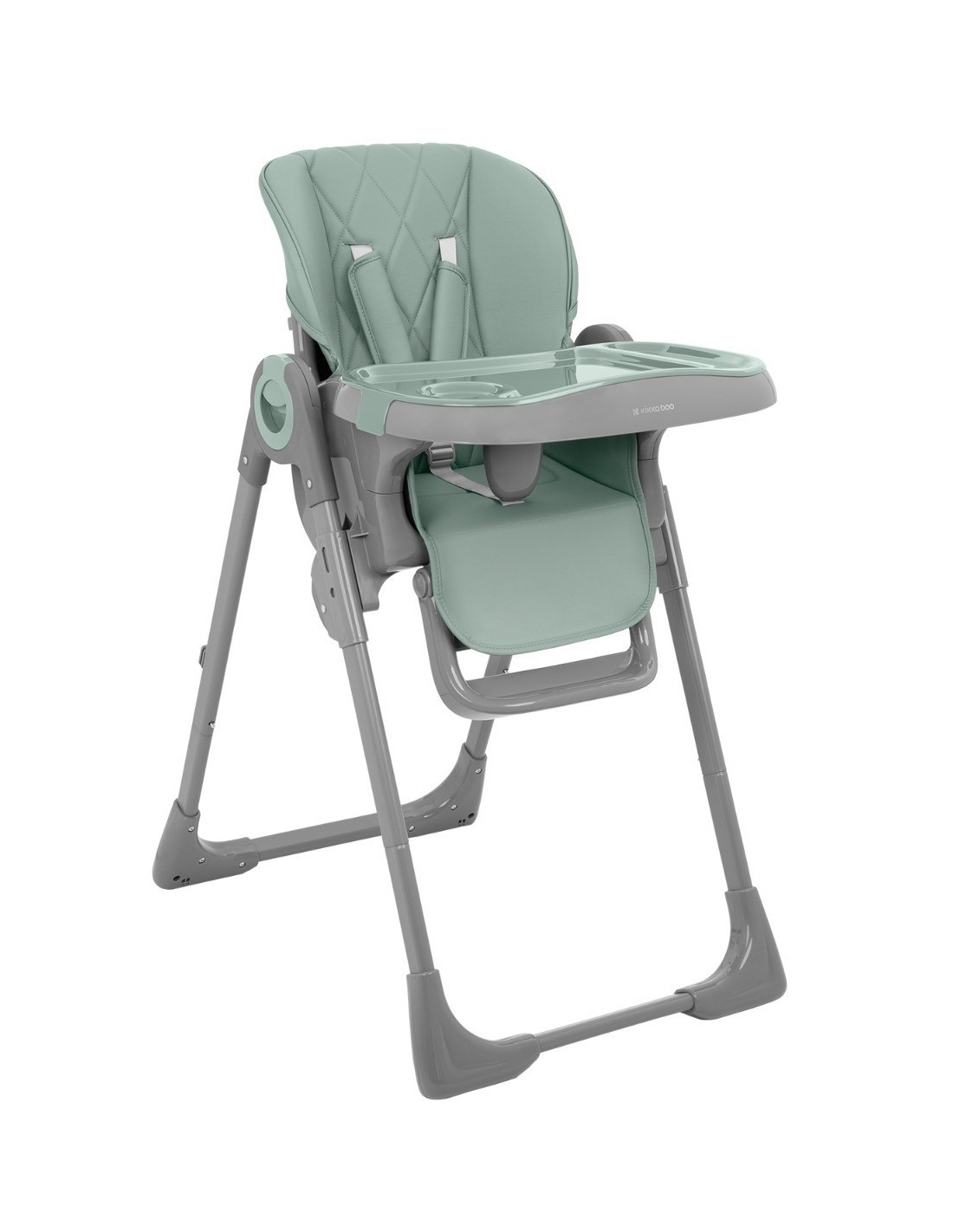 TRONA COMFY KIKKABO, trona plegable con asiento de cuero