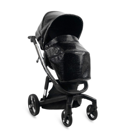 Carrozzina elettronica ISTOP con BRILLO - IBEBE nero lucido