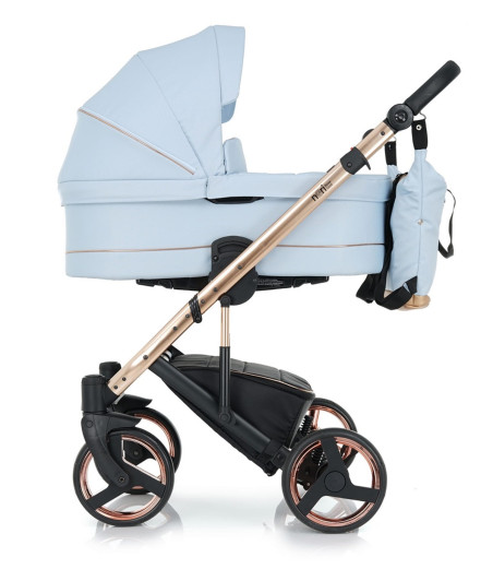 Carrito de Bebé  NERI Rose GOLD - Detalles Dorados - Colores Suaves