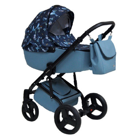 CARROZZINA STILO similpelle - Passeggino ECOPIEL - Passeggino in pelle