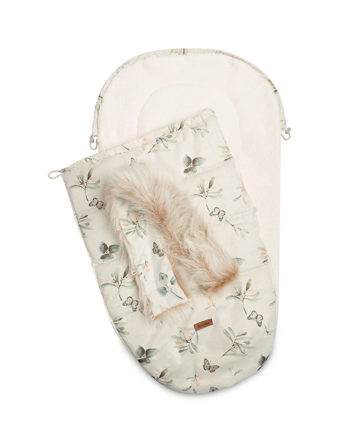 Saco de borreguito para sillas de paseo y carritos de bebé