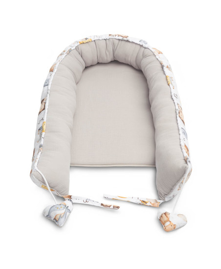 Nido bebé Muselina 100% algodón y seda