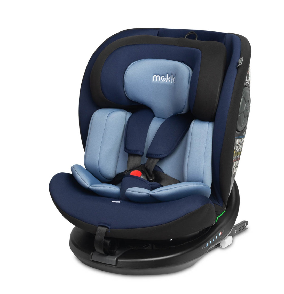 Silla de Coche MOKKI Rotatoria iSOFIX 40 cm a 150 cm