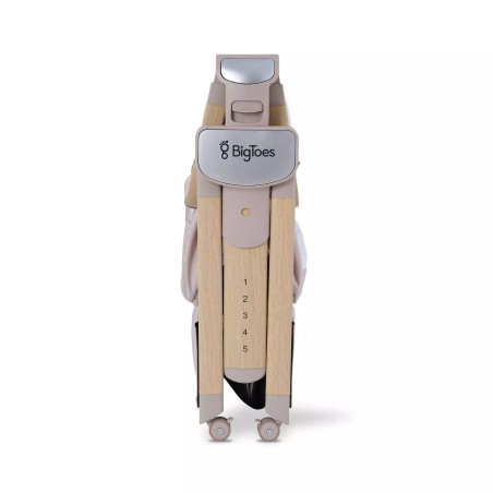 BIGTOES FLEX, Mini culla pieghevole per co-sleeping, facile da trasportare.